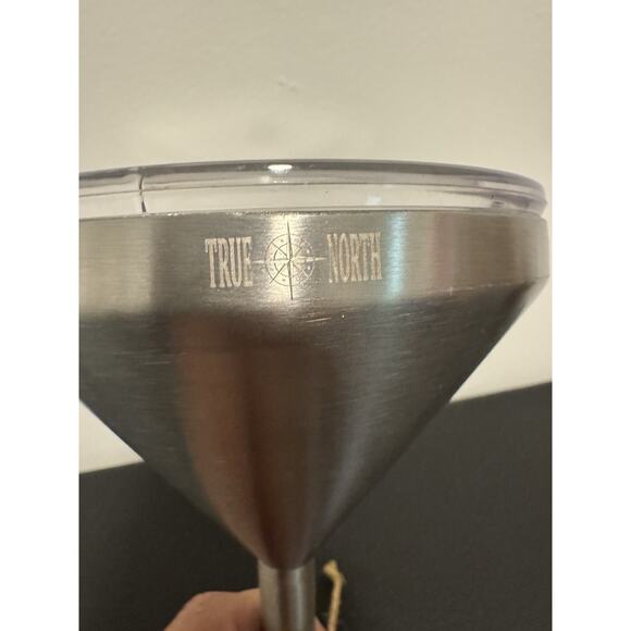 True North Insulated 8 Oz Martini Glass Stainless Steel Double Wall Unbreakable - Picture 2 of 5